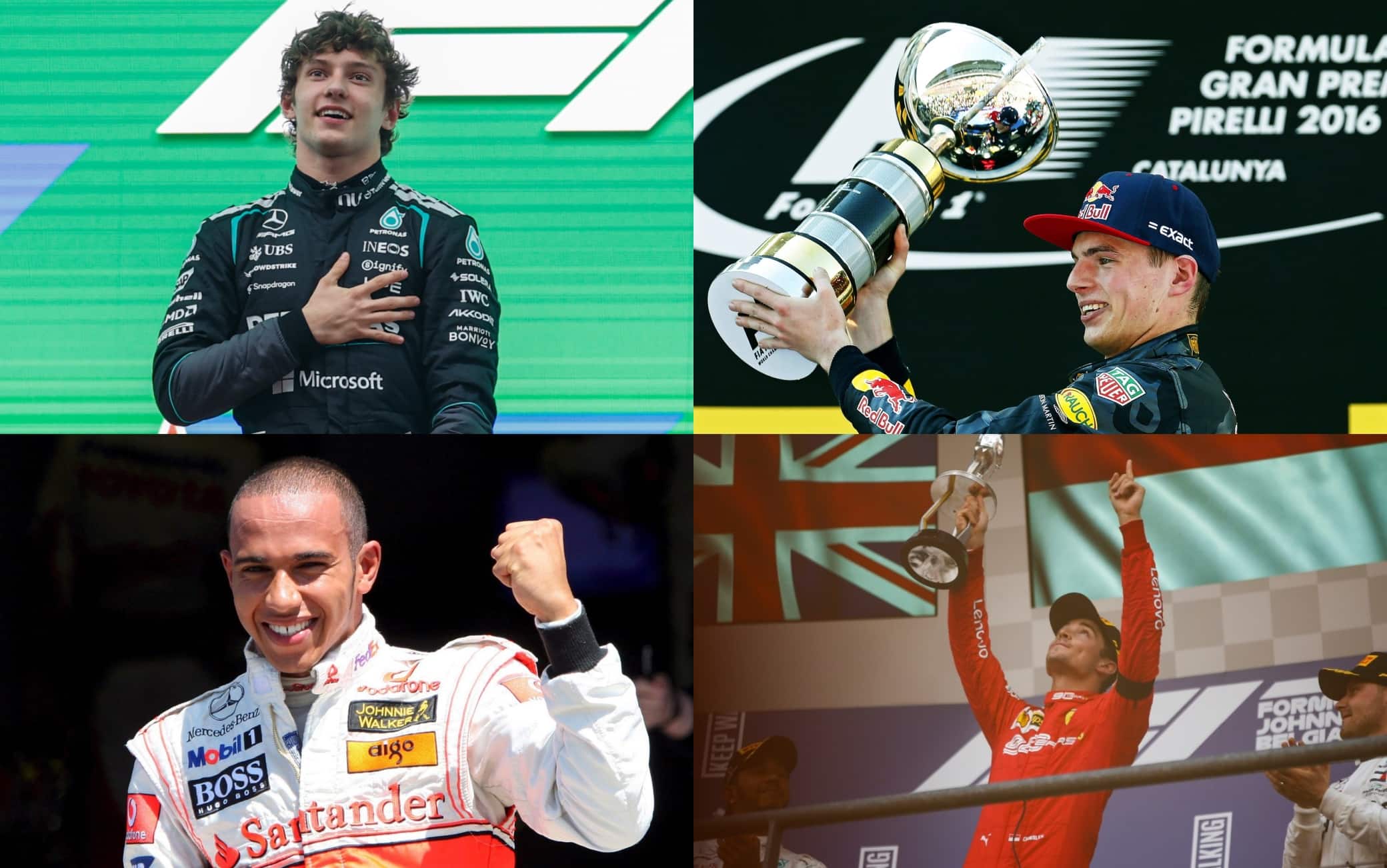 Antonelli campione a 19 anni: solo Verstappen lo batte. I più giovani a vincere un GP