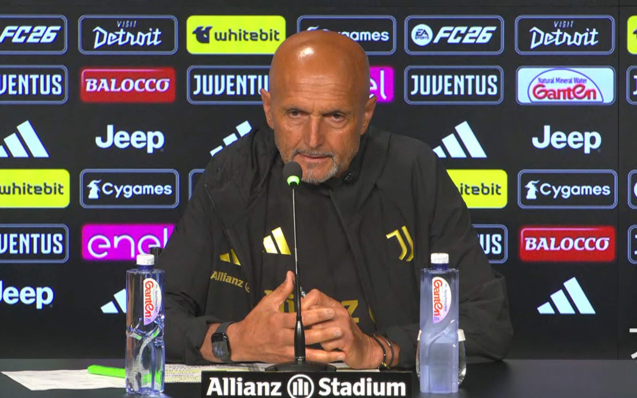 Juventus, la conferenza stampa di Spalletti LIVE