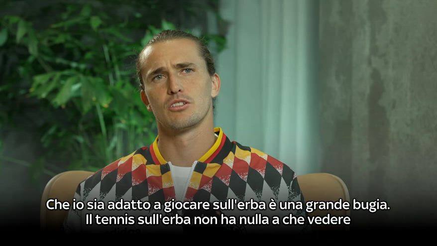Zverev: "Devo imparare a giocare sull'erba"