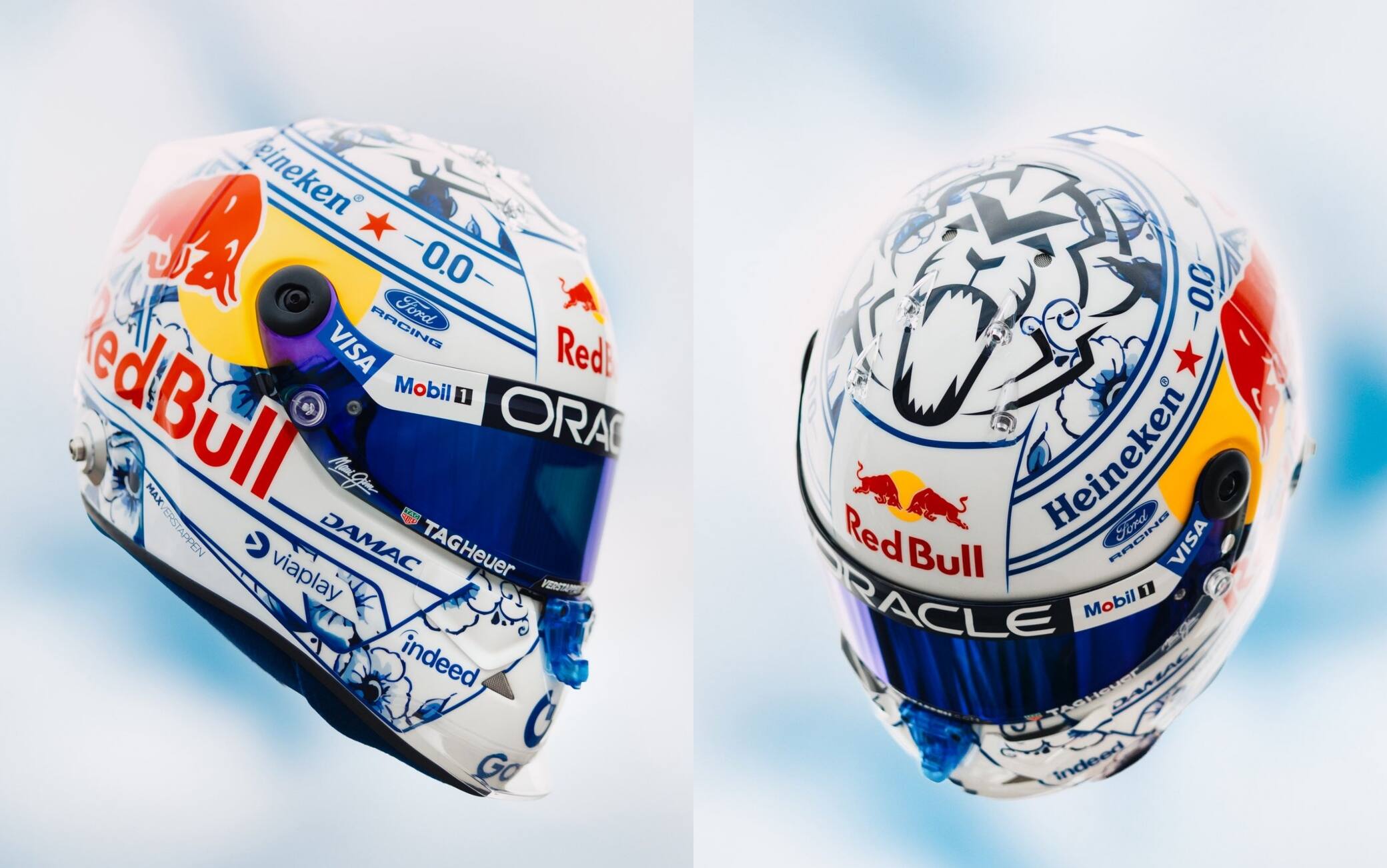F1, Verstappen svela un casco speciale per il GP di Olanda: le FOTO