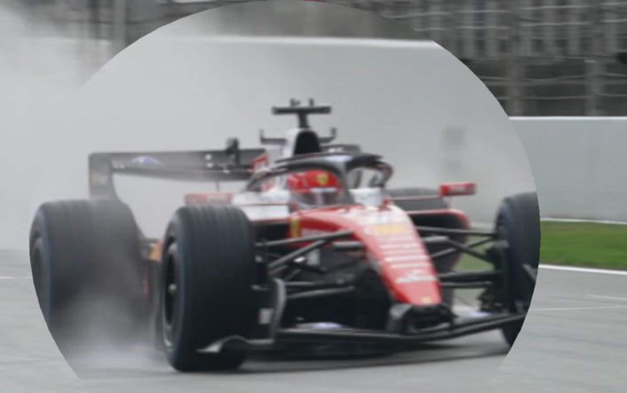Ferrari, testata a Barcellona l'aerodinamica attiva "dimezzata": cosa vuol dire. VIDEO