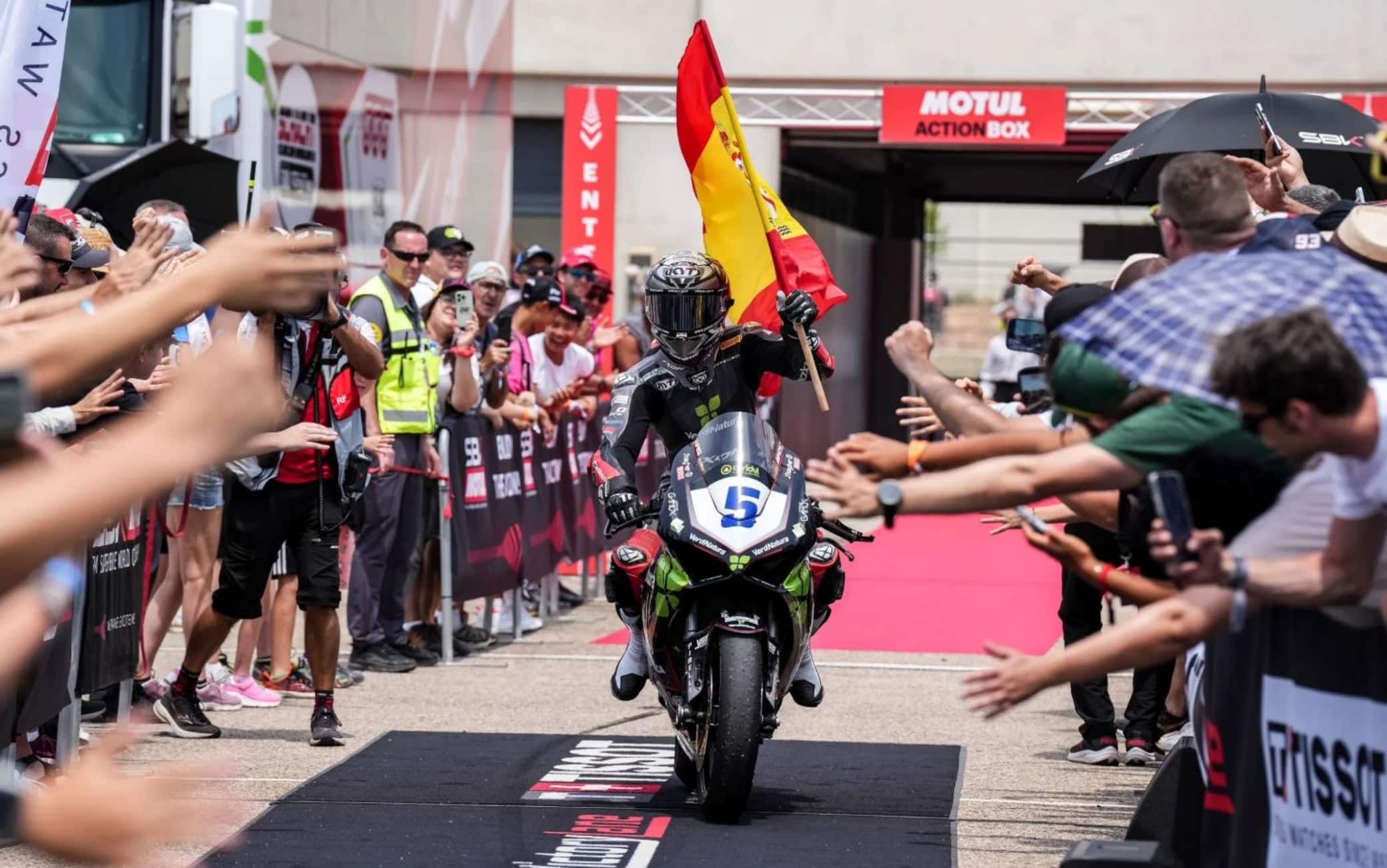 Aragon, Masià torna a vincere in Supersport. Gara 2 Sportbike ad Artigas