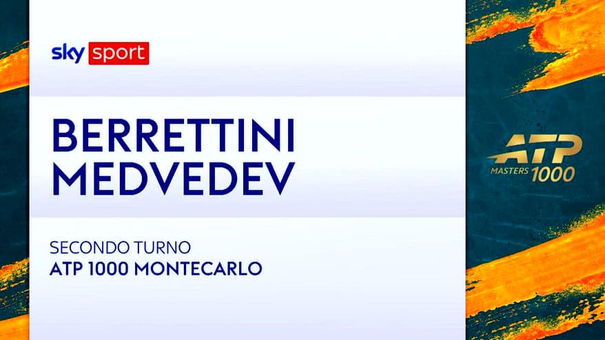 Berrettini-Medvedev: highlights Atp Monte-Carlo