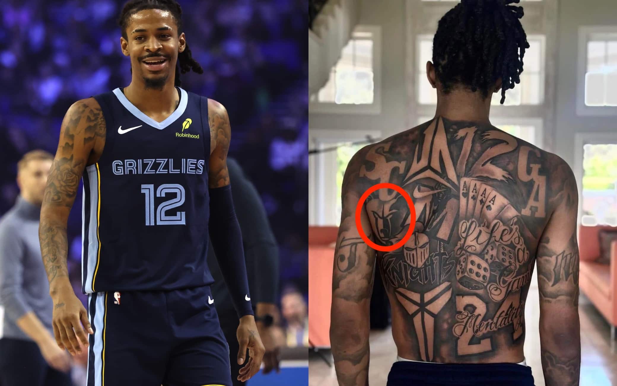  NBA, Morant spegne le voci: "Ho i Grizzlies tatuati sulla pelle, sono una persona leale"
