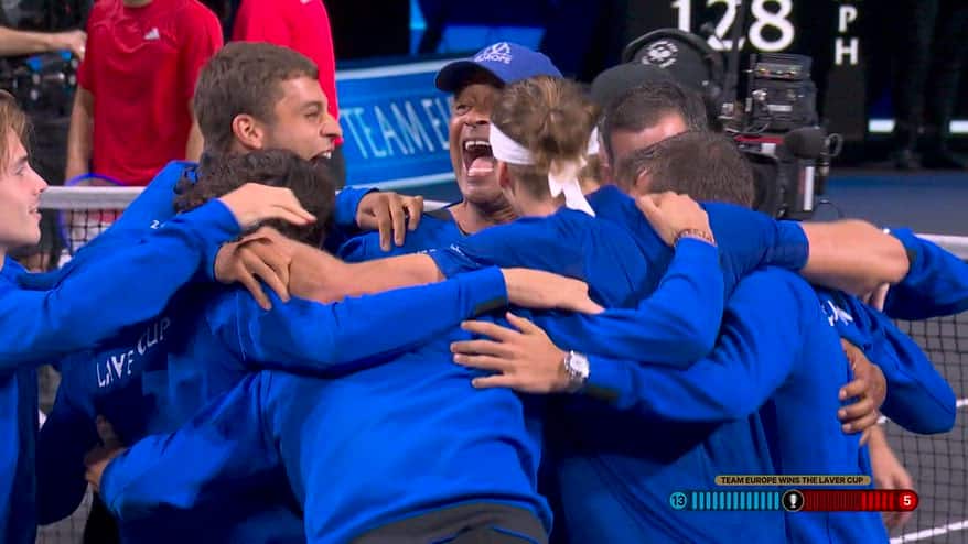 Il Team Europe trionfa in Laver Cup: a Londra parte la festa