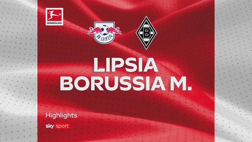 Lipsia-Borussia Moenchengladbach 3-0: gol e highlights