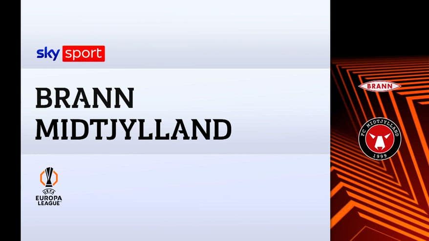 Brann-Midtjylland 3-3: gol e highlights