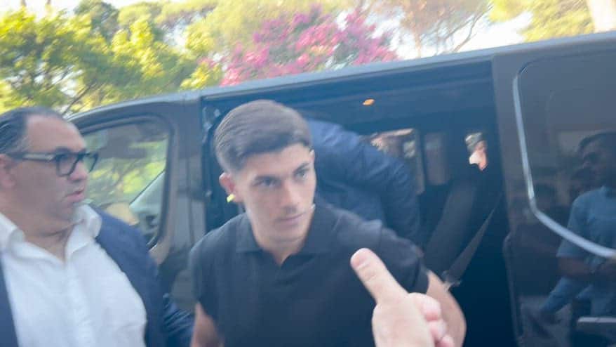 Napoli, Favasuli a Villa Stuart per le visite mediche