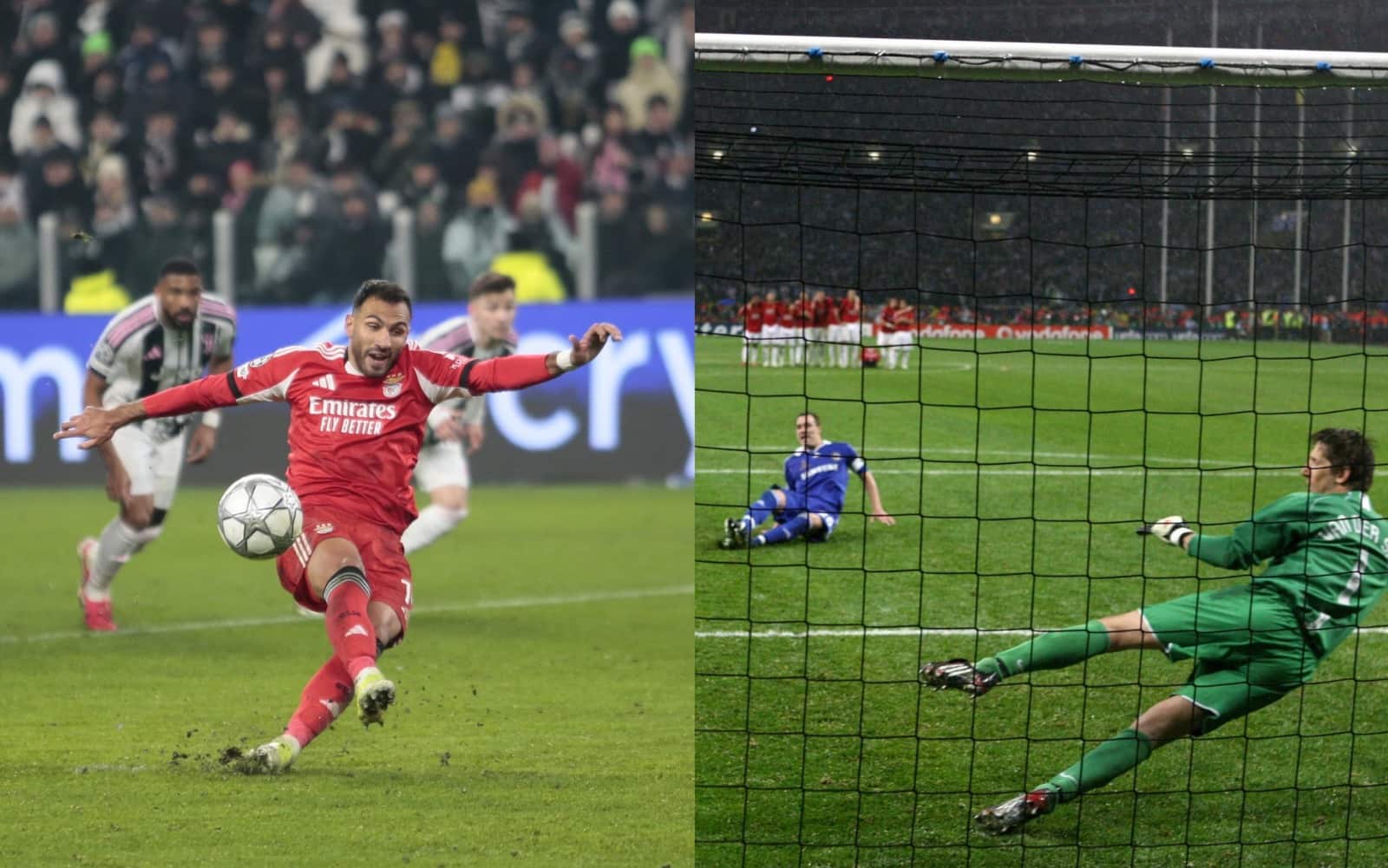 Pavlidis sbaglia così il rigore contro la Juve: scivola sul dischetto come Terry. VIDEO