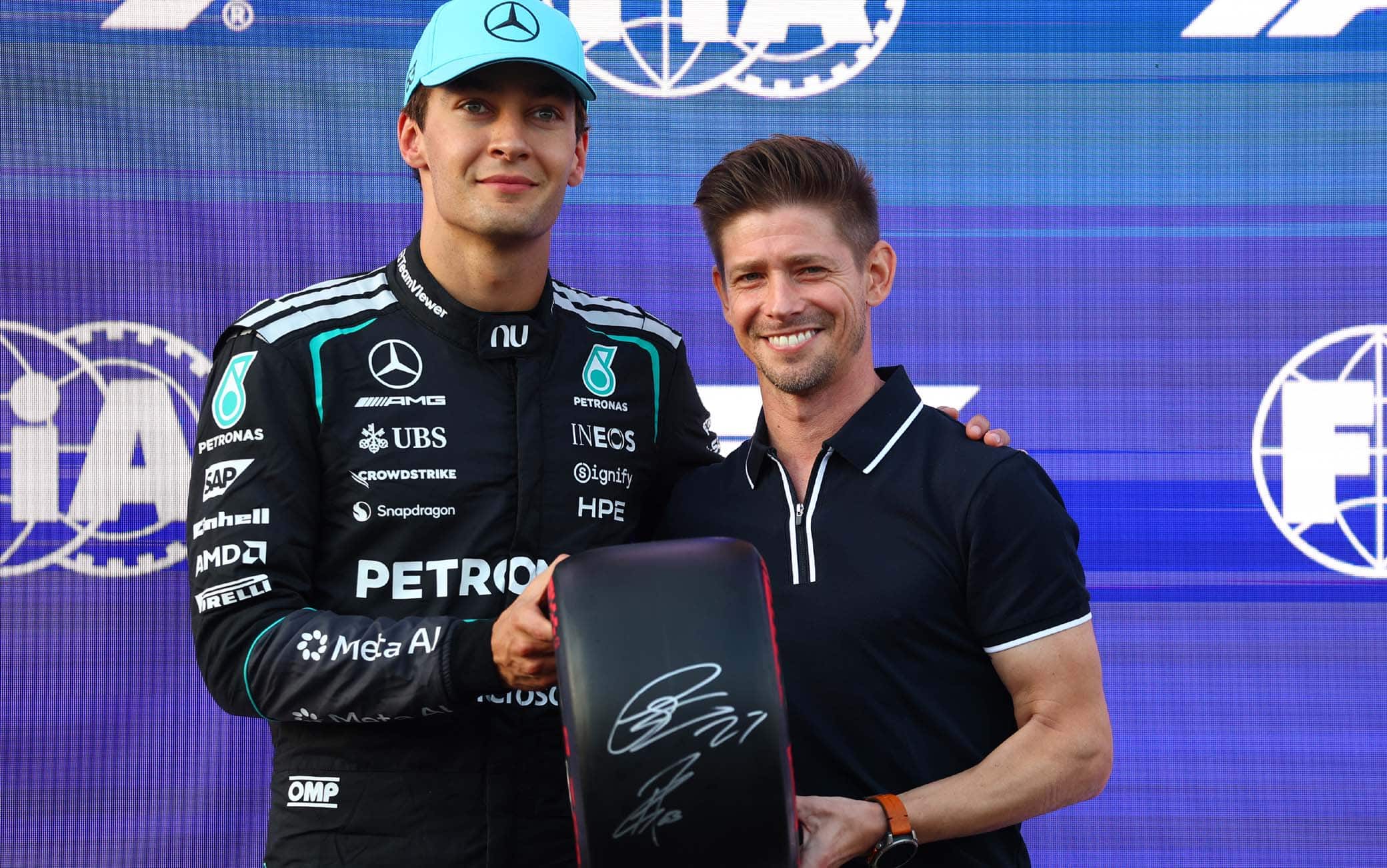 Russell in pole nel GP di Baku: "Gap mai visto in carriera, un giro delizioso". VIDEO