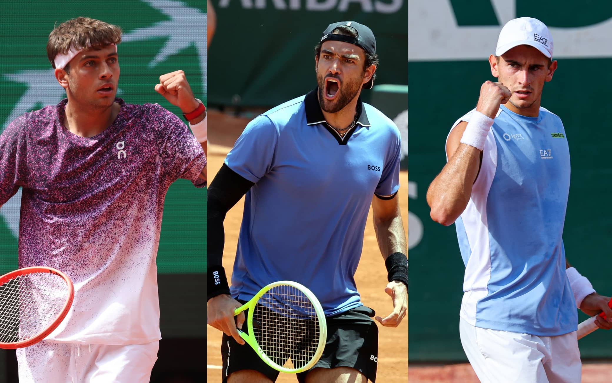 Il tabellone del Roland Garros: gli avversari agli ottavi di Berrettini, Cobolli e Arnaldi