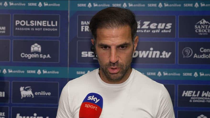 Fabregas: "Merito al Frosinone. Siamo solo alla 5^ giornata"