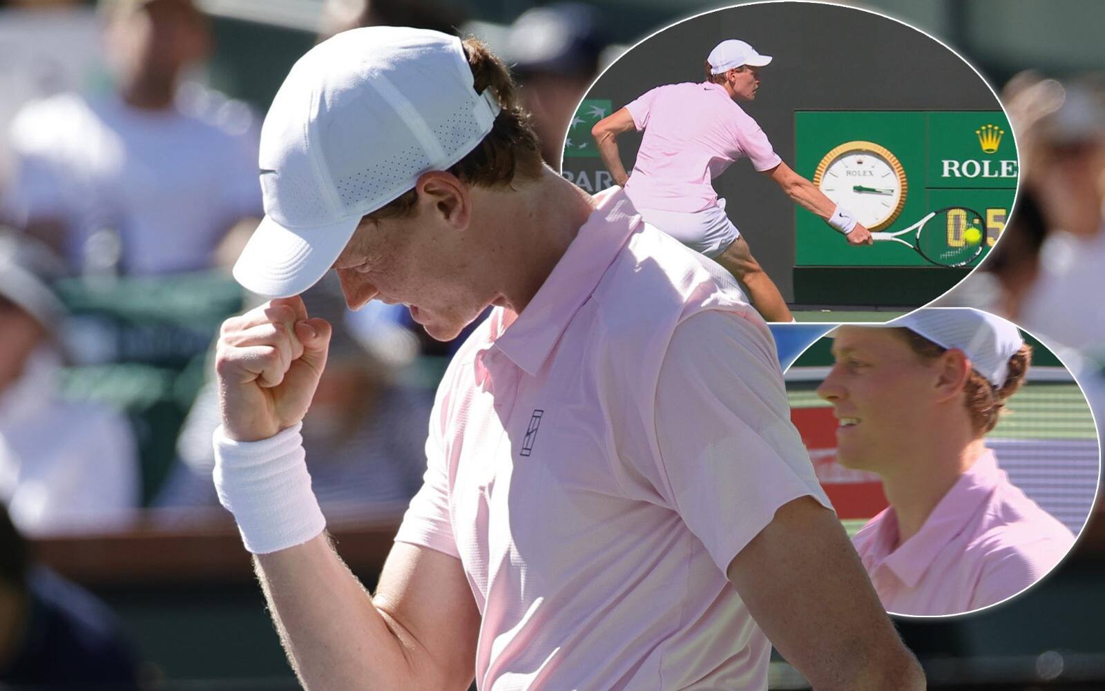 Sinner, magia contro Medvedev a Indian Wells: il video del colpo (a una mano) impossibile