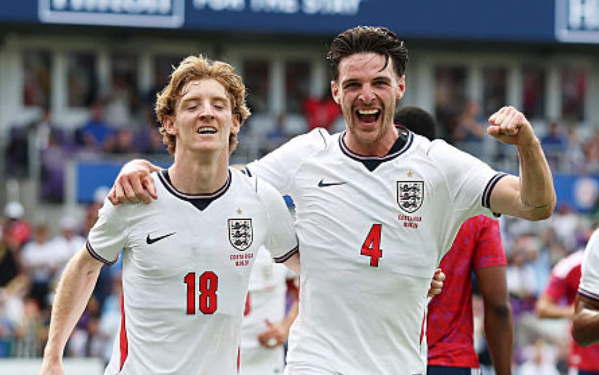 Inghilterra-Costa Rica 3-0, gol e highlights: segnano Rice, Gordon e Watkins