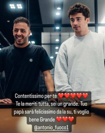 Profilo Instagram Charles Leclerc
