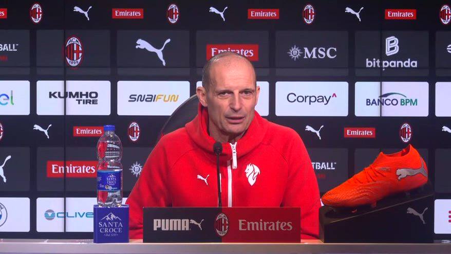 Allegri: "Mateta? Parlo solo dei tesserati del Milan"