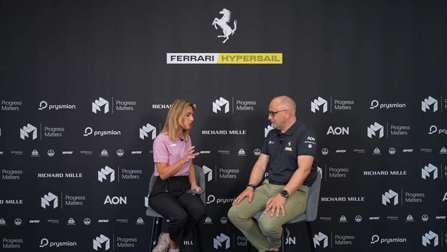  Ferrari Hypersail, le parole di Matteo Lanzavecchia 