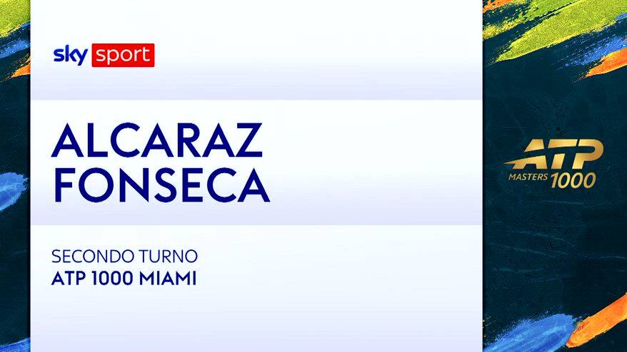 Alcaraz-Fonseca: highlights Atp Miami. VIDEO