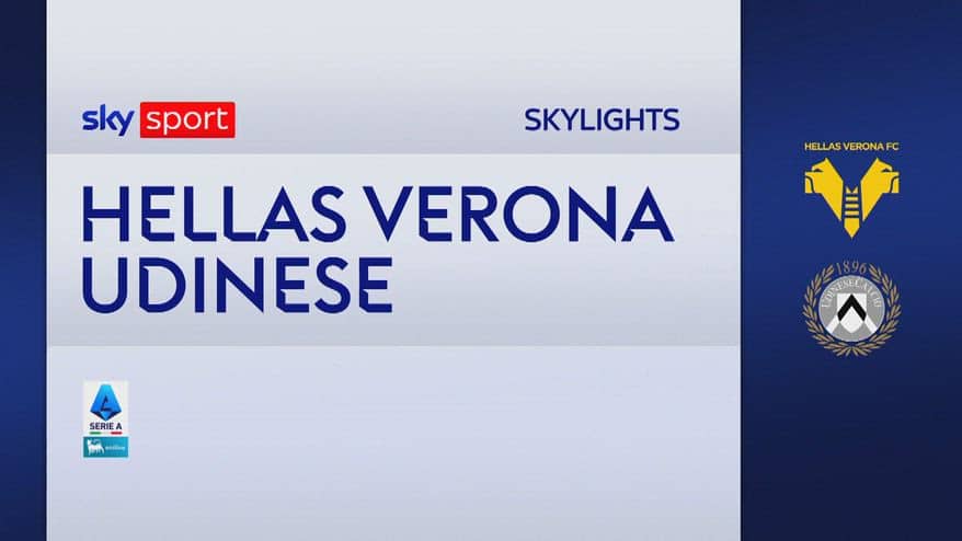 Verona-Udinese 1-3: gol e highlights