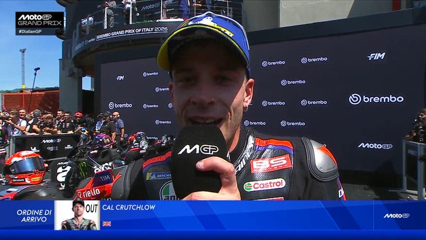 Bezzecchi, il messaggio in italiano dopo il Mugello