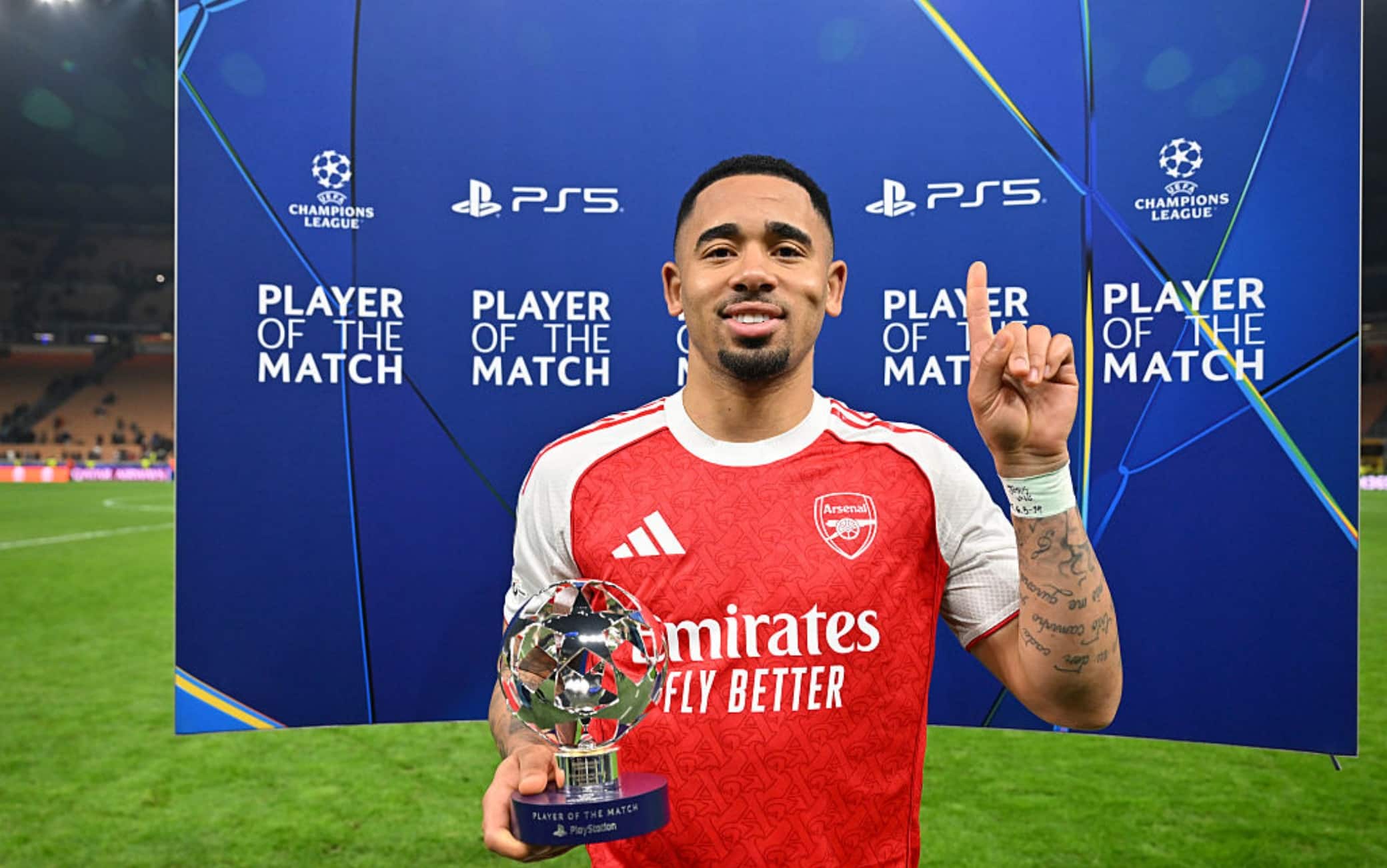 Inter-Arsenal 1-3, le pagelle: Gabriel Jesus migliore in campo