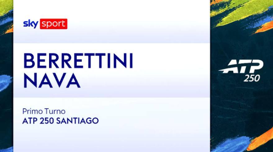 Berrettini-Nava: highlights Atp Santiago. VIDEO