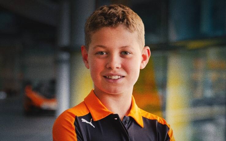 F1, McLaren ingaggia Harry Williams pilota più giovane di sempre di un team: ha 11 anni