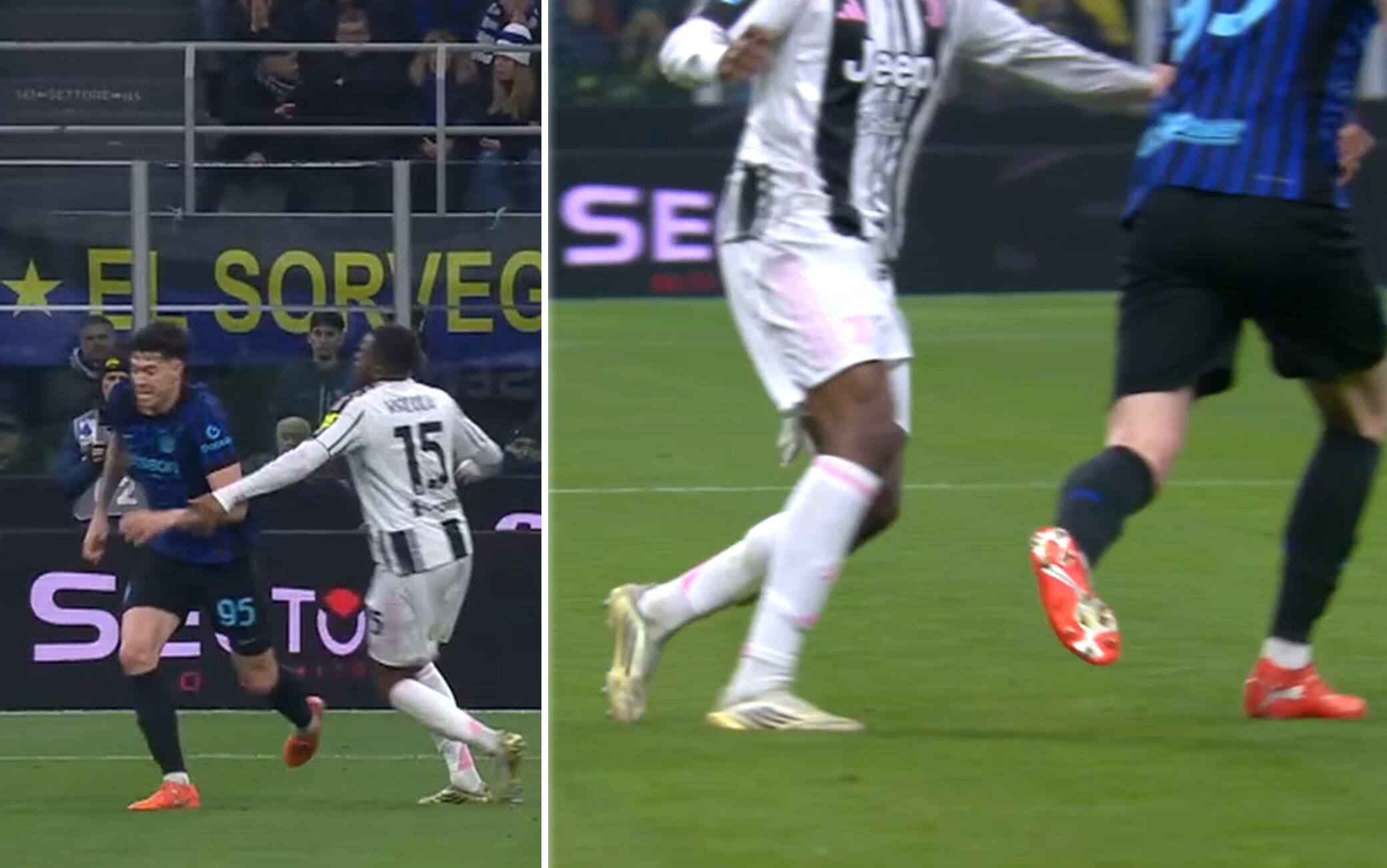 Kalulu, il video dell'espulsione in Inter-Juve e i commenti a Sky Sport