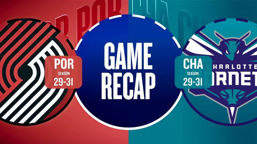 NBA Highlights: Charlotte-Portland 109-93
