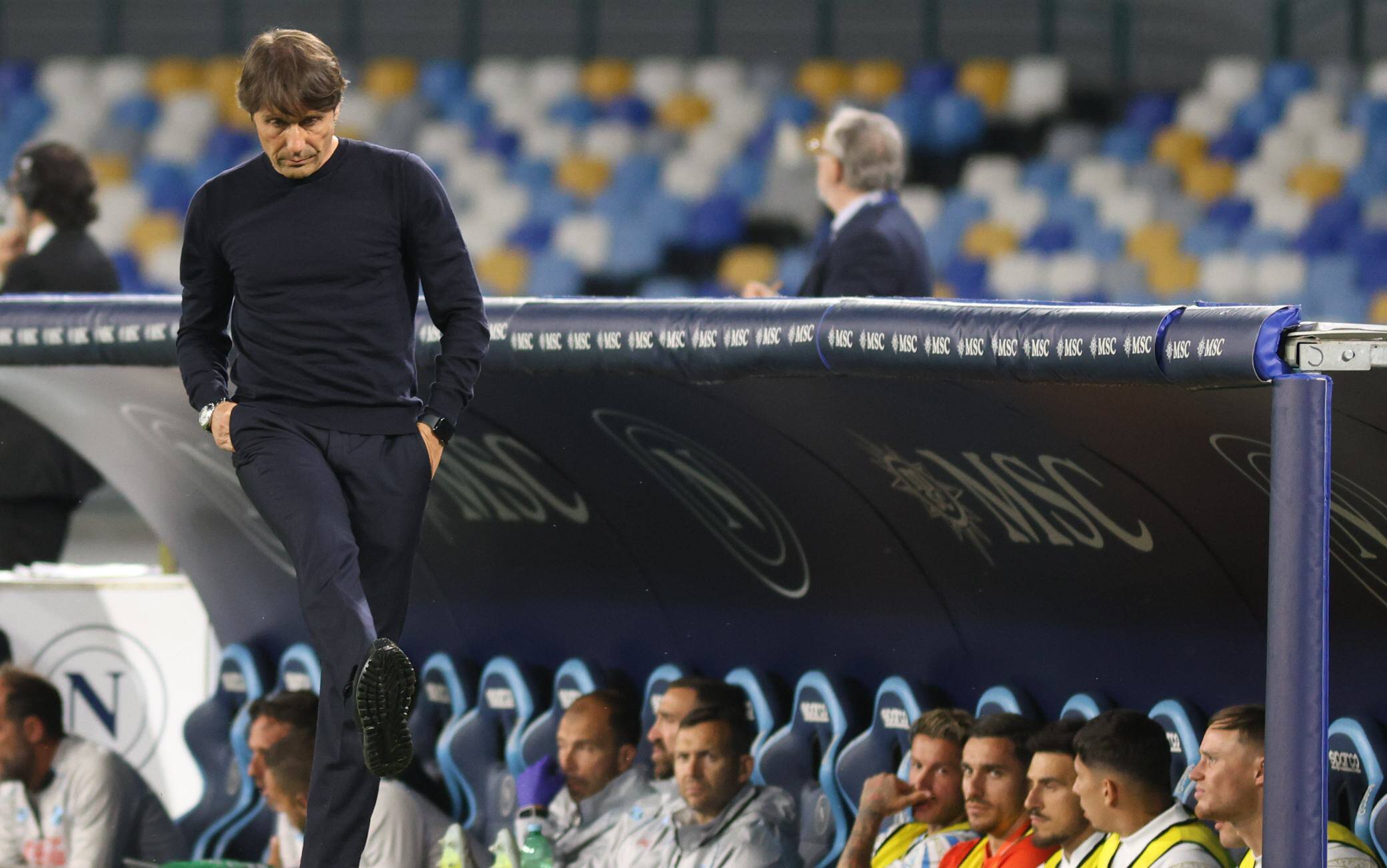 Napoli-Bologna, Conte: "Prestazione buona, beffa immeritata"