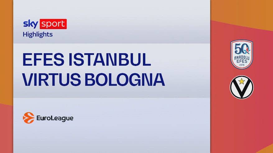 Efes-Virtus Bologna 91-60: highlights Eurolega

