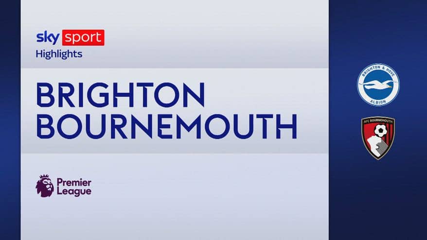 Brighton-Bournemouth 1-1: gol e highlights