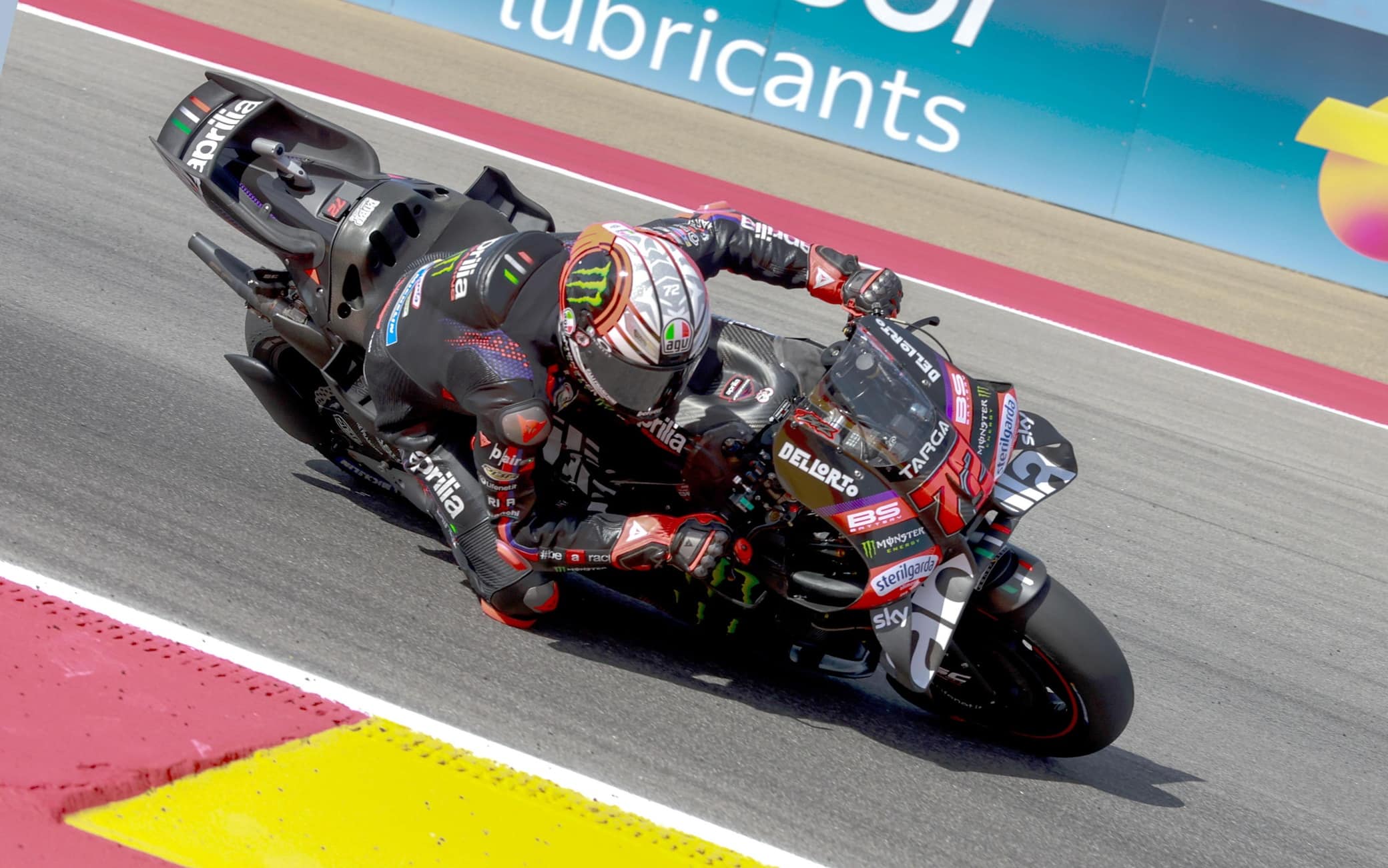 MotoGP ad Aragon: Bezzecchi il più veloce nel warm up, 3° Marc Marquez, 15° Martin