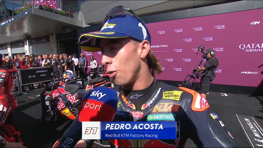 Acosta: "Soddisfatti, di solito partiamo in terza fila.."