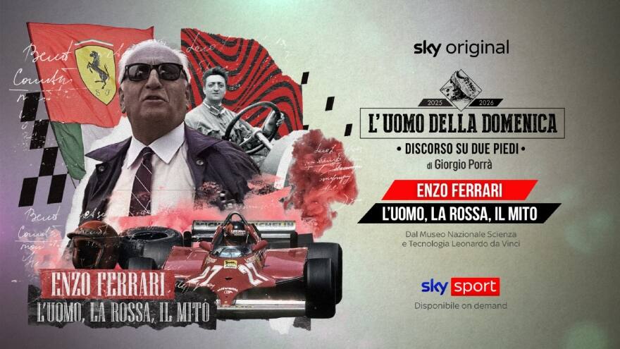 "L'Uomo della Domenica: Enzo Ferrari" su Sky e NOW
