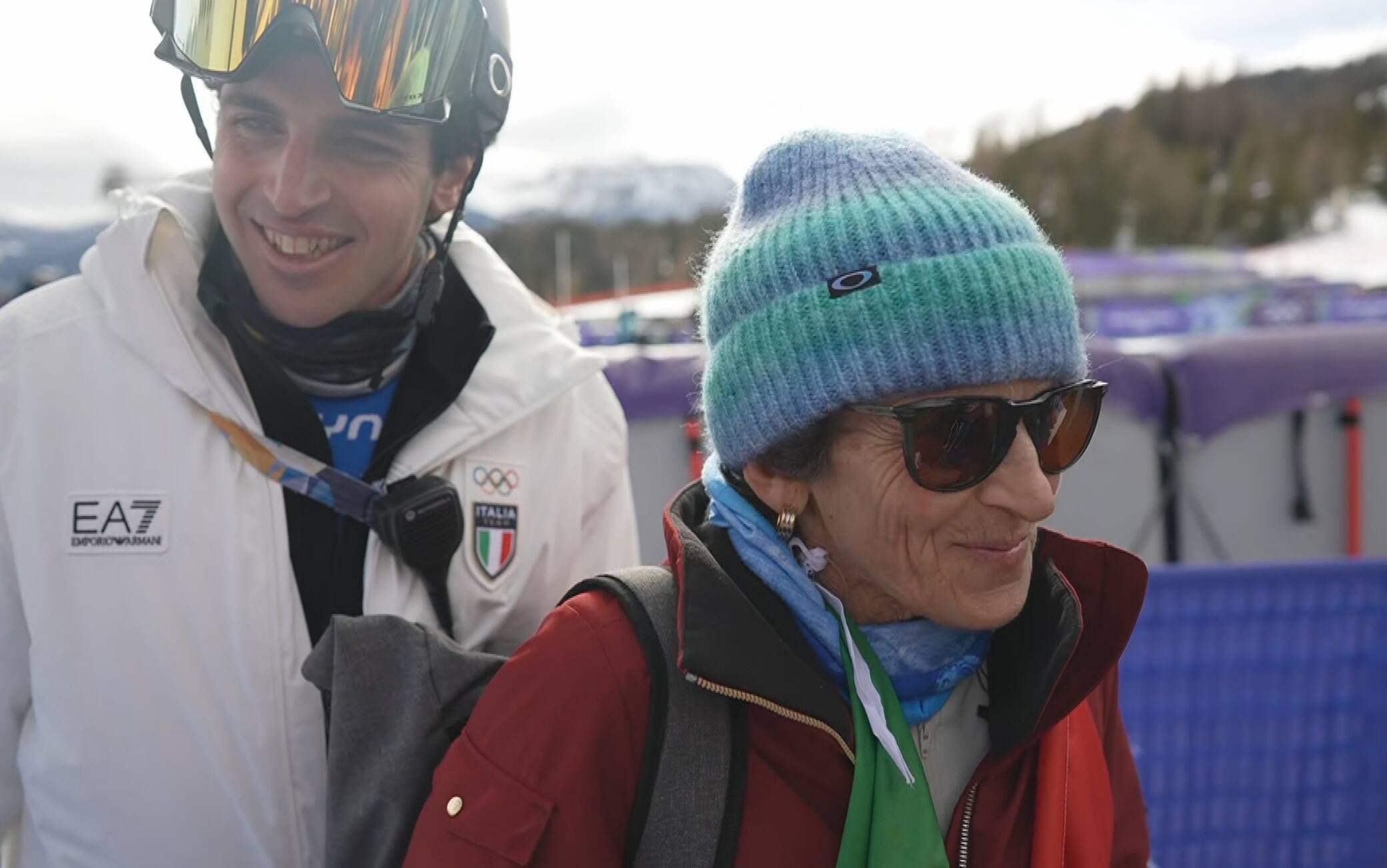Federica Brignone, l'intervista al fratello Davide e alla mamma Maria Rosa Quario. VIDEO