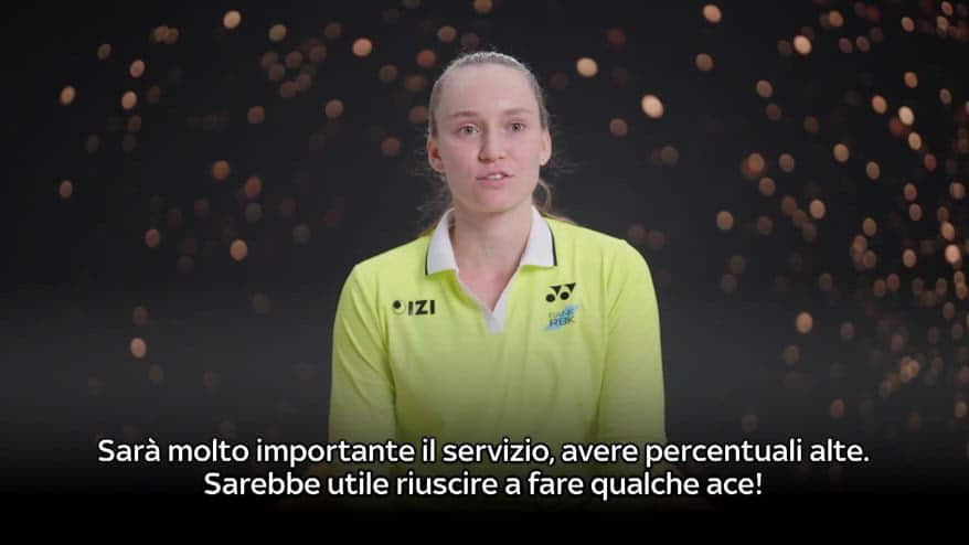 Rybakina: "Dovrò cogliere tutte le occasioni che avrò"