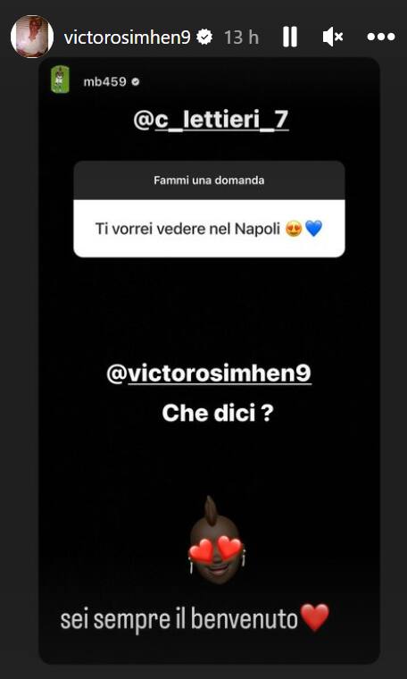 Il botta e risposta su Instagram