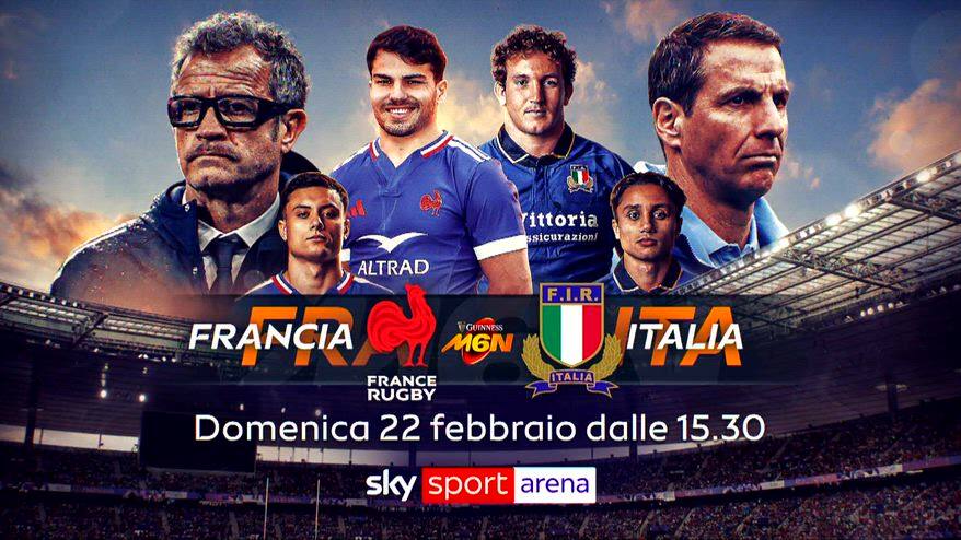 Sei Nazioni, Francia-Italia domenica dalle 15.30 live su Sky