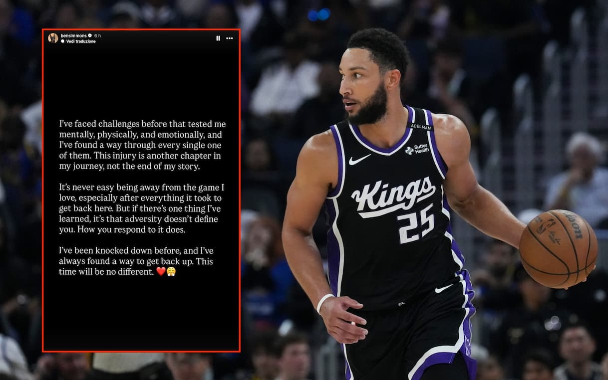 Photo: sport.sky.it Ben simmons messaggio