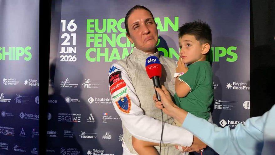 Europei di scherma, Errigo d'argento nel fioretto