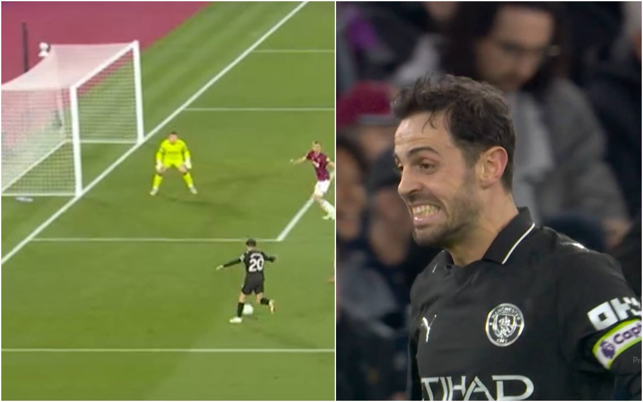 Bernardo Silva, gol in West Ham-Manchester City: pallonetto o cross sbagliato? Video