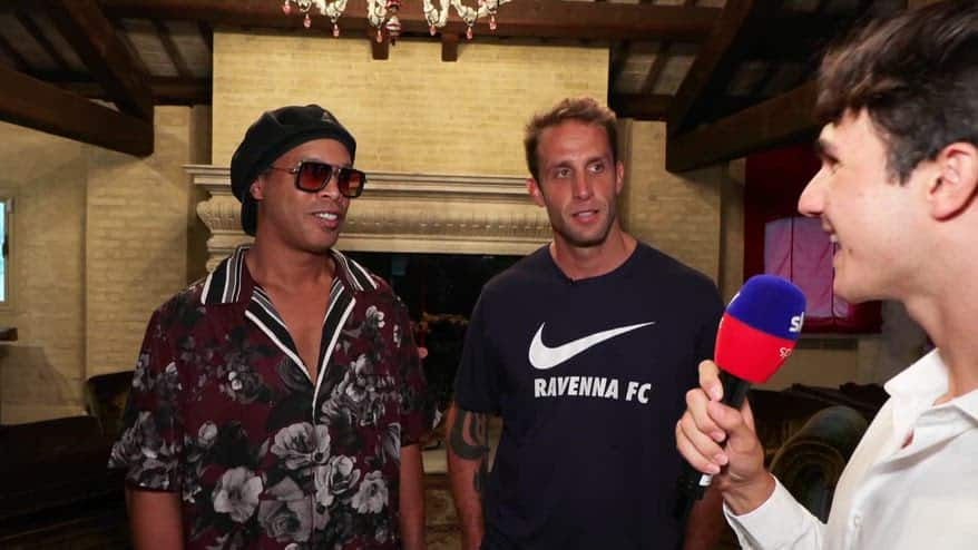 Ronaldinho è in Italia: "Progetto Ravenna bellissimo"