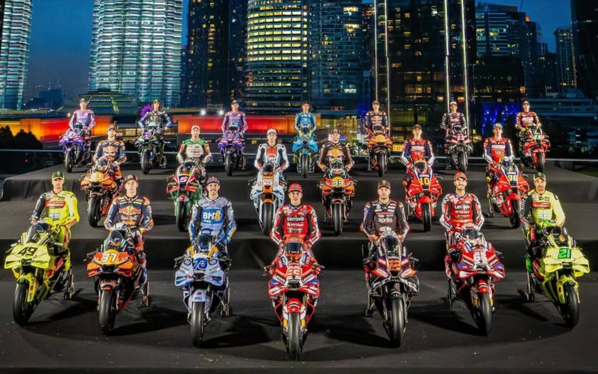 MotoGP 2026, presentazione piloti e team in diretta streaming da Kuala Lumpur