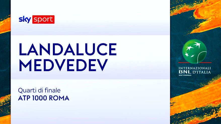 Medvedev-Landaluce: highlights Atp Roma. VIDEO