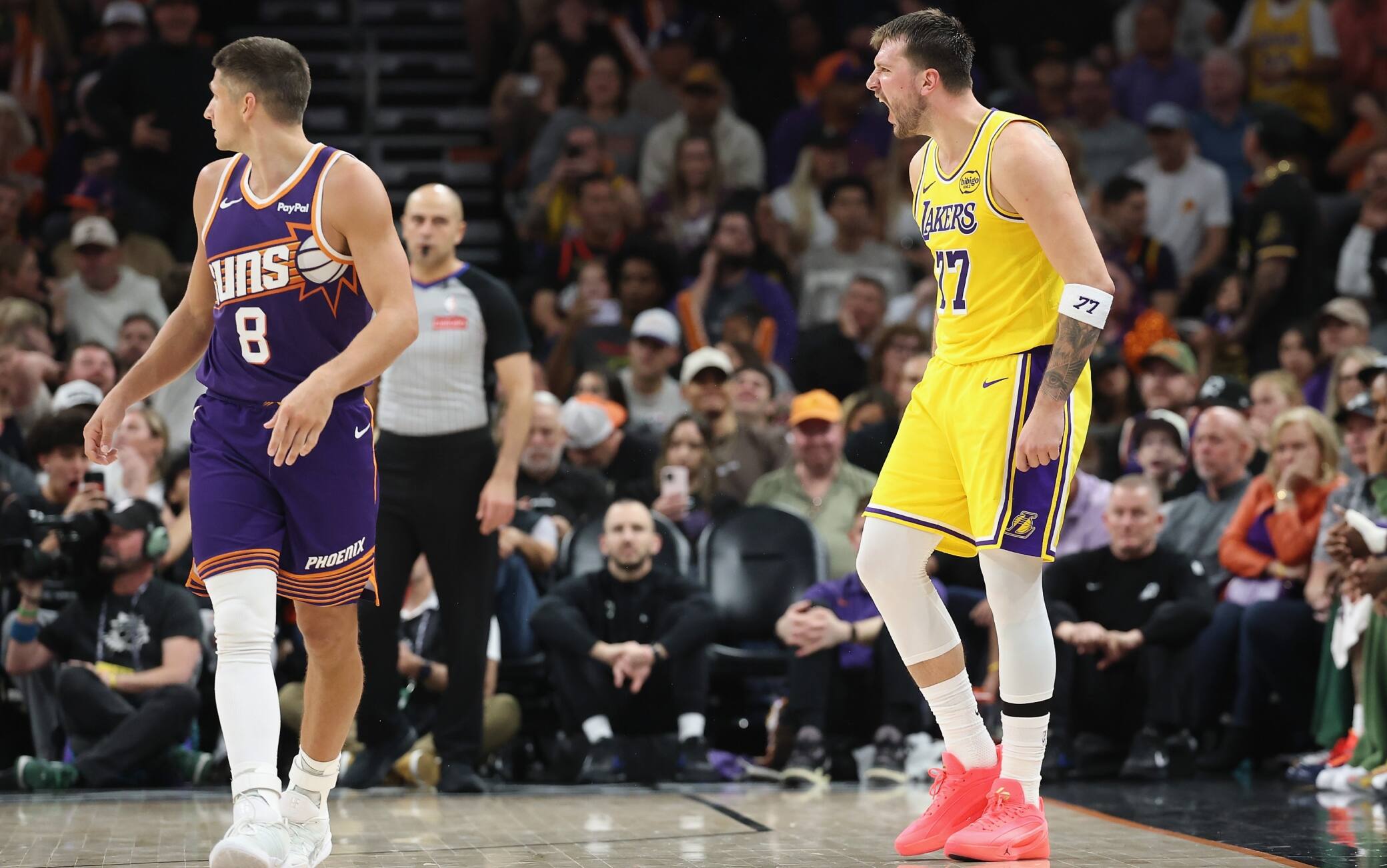 NBA, Doncic sfiora la tripla doppia da 41 punti ma i Lakers cadono anche a Phoenix