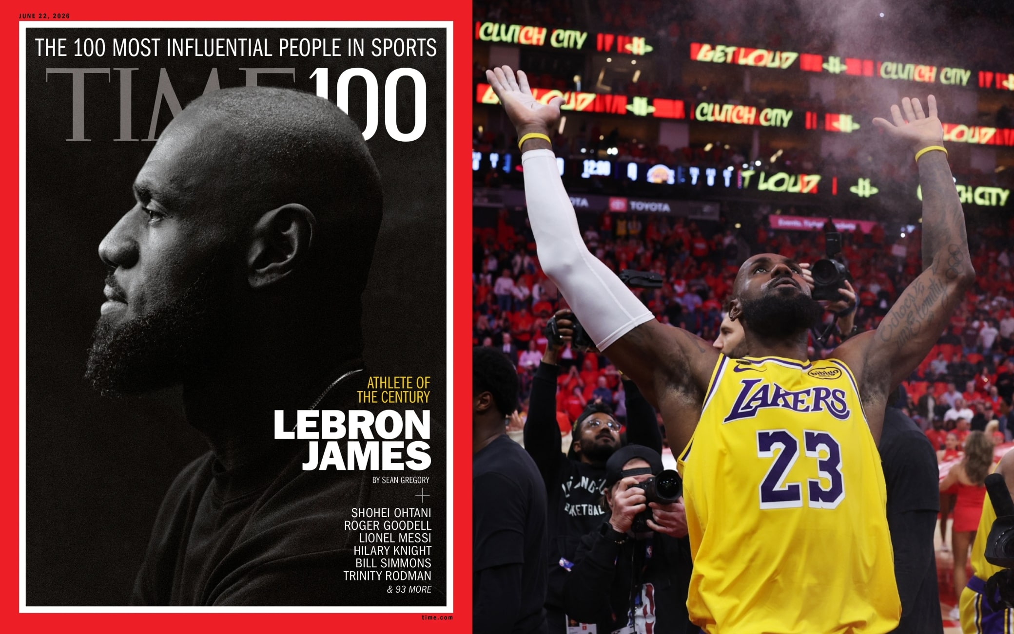 LeBron James nominato atleta del secolo da TIME Magazine