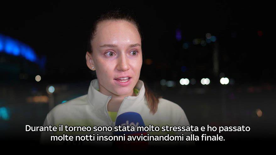 Rybakina: "Volevo davvero vincere questo Slam"