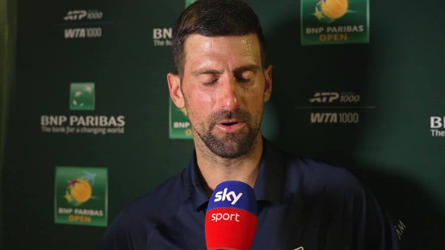 Djokovic: "Problemi al braccio, ma mi sento bene"