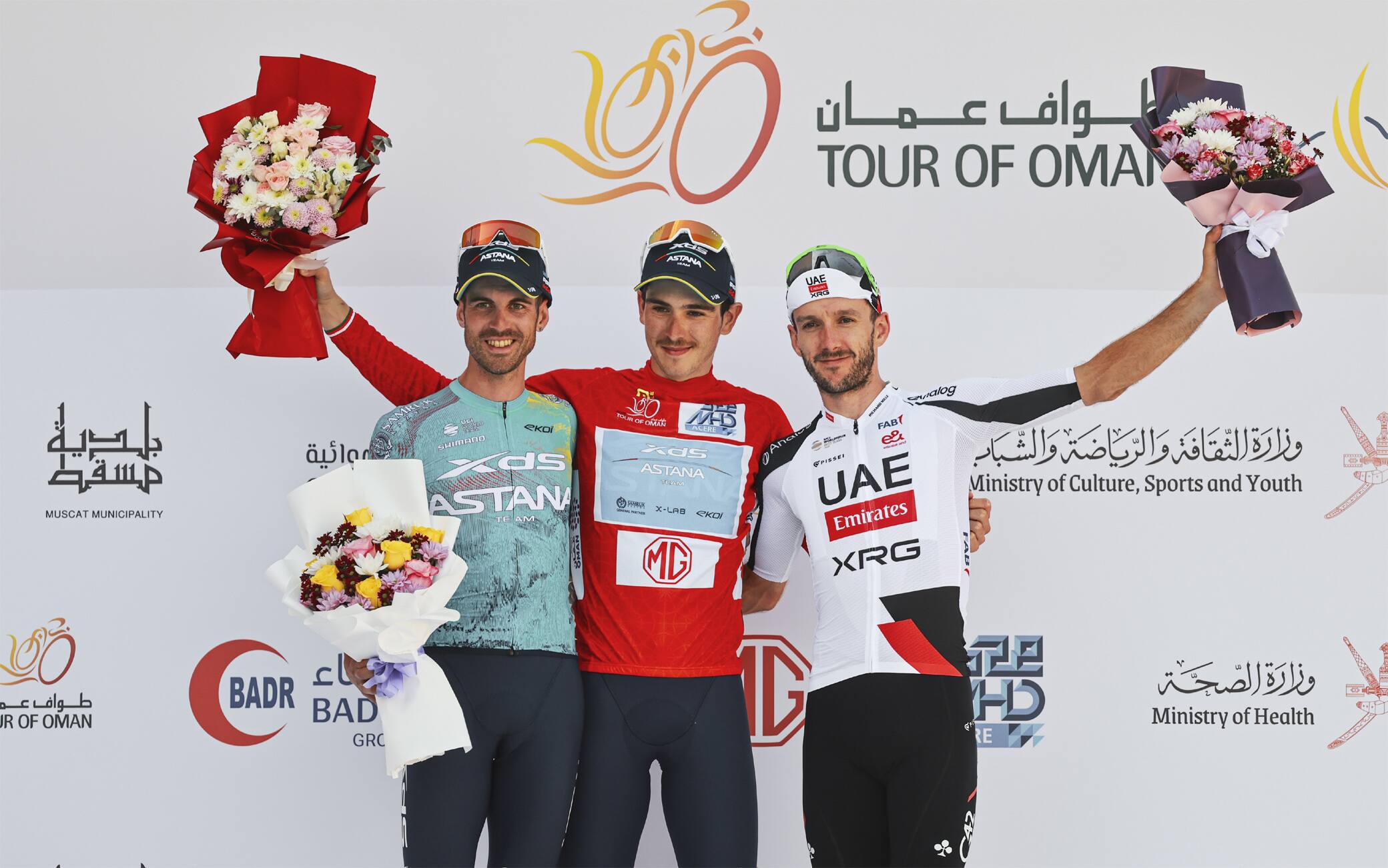Scaroni vince il Tour of Oman: 2° Rodriguez, 3° Adam Yates. La classifica